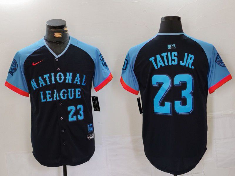 Men San Diego Padres #23 Tatis jr Blue All star 2024 Nike MLB Jersey style 2->->